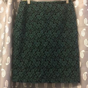 New York & Company - Size 4 - Lace Green Skirt